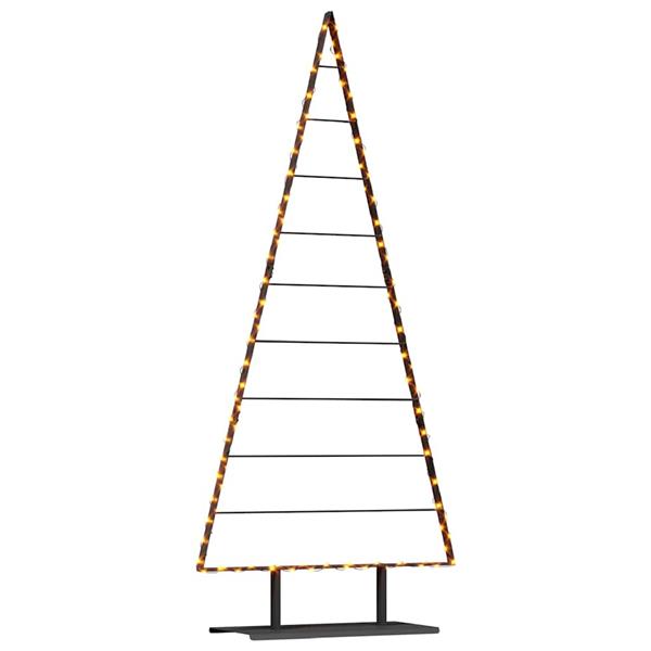 Grote foto vidaxl metalen kerstboom met standaard zwart 210 cm staal diversen overige diversen