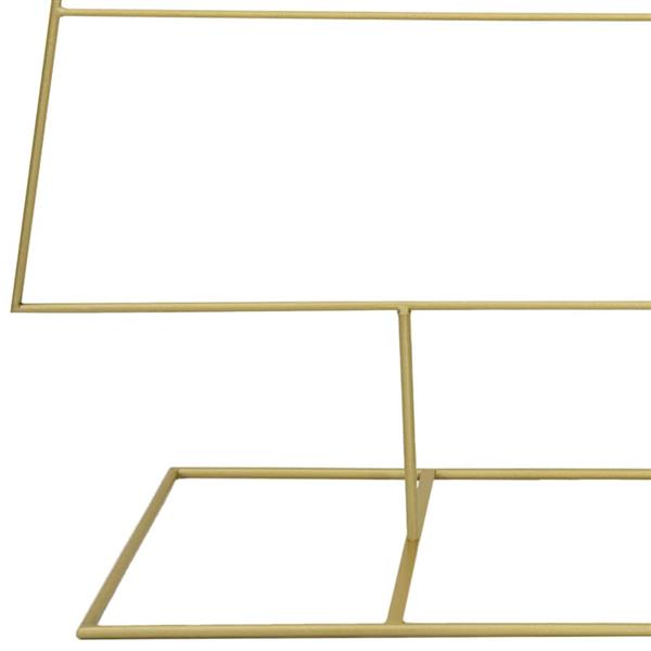 Grote foto vidaxl metalen kerstboom met standaard goud 210 cm poedergecoat staal diversen overige diversen