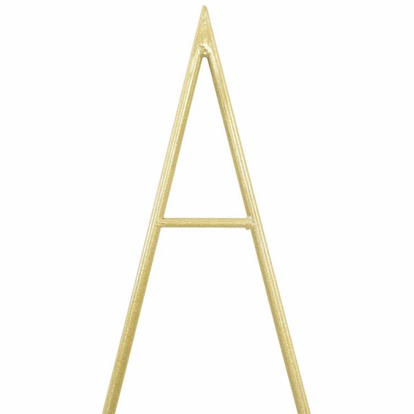 Grote foto vidaxl metalen kerstboom met standaard goud 125 cm poedergecoat staal diversen overige diversen