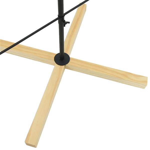 Grote foto vidaxl kerst cone boom met standaard zwart 210 cm staal diversen overige diversen
