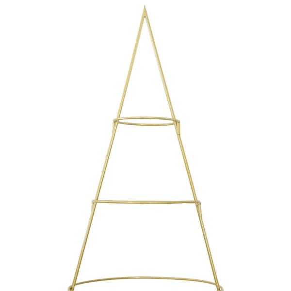 Grote foto vidaxl metalen kerstboom met standaard goud 210 cm poedergecoat staal diversen overige diversen