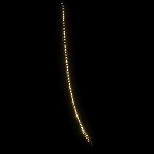 Grote foto vidaxl led kerstboom met 276 led met grondpennen warmwit 511 cm metaal diversen overige diversen