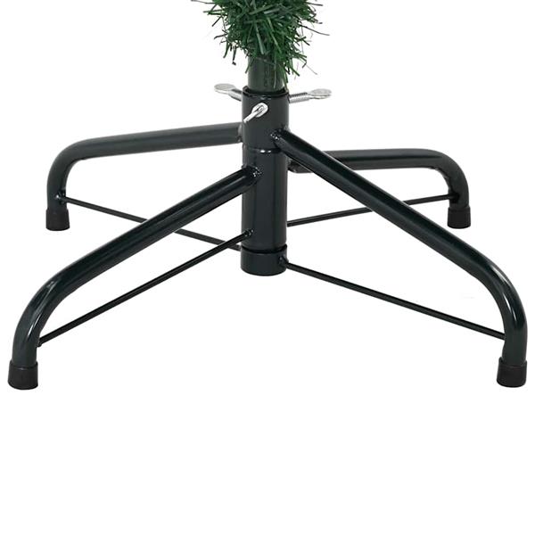 Grote foto vidaxl kunstkerstboom met standaard groen 150 cm pvc pe en staal diversen overige diversen
