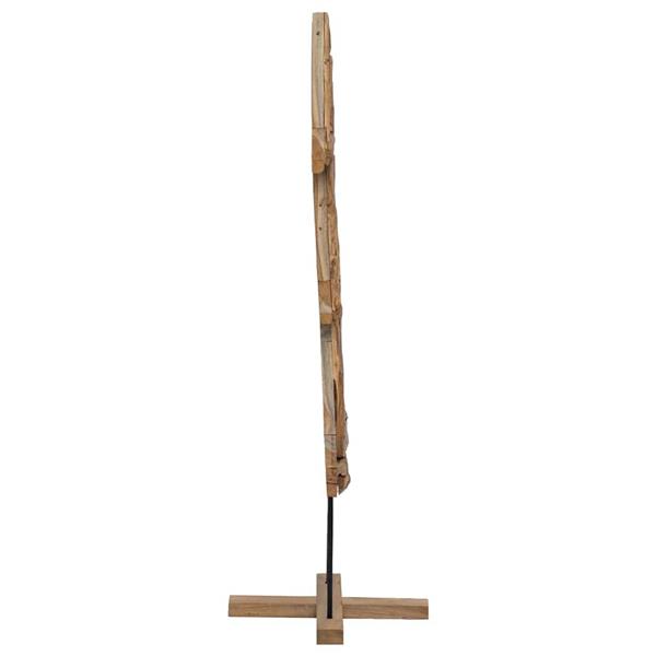 Grote foto vidaxl kerstboom met standaard bruin 90 cm massief teakhout diversen overige diversen