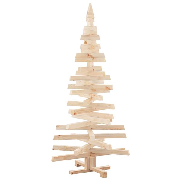Grote foto vidaxl kerstbomen met standaard naturel 150 cm massief grenenhout diversen overige diversen