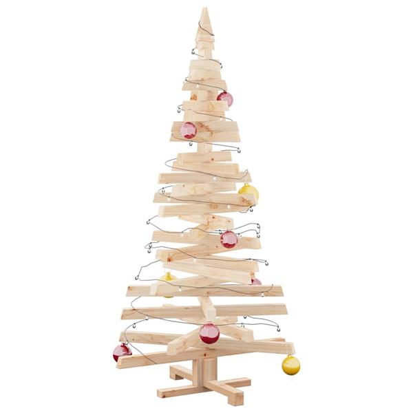 Grote foto vidaxl kerstbomen met standaard naturel 150 cm massief grenenhout diversen overige diversen