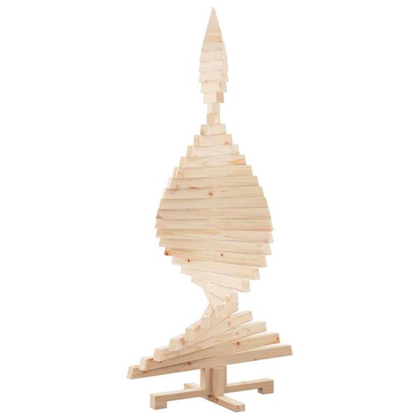 Grote foto vidaxl kerstbomen met standaard naturel 150 cm massief grenenhout diversen overige diversen