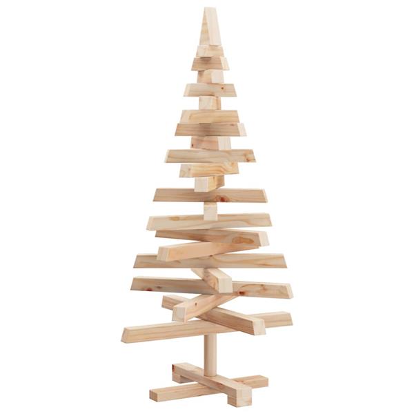Grote foto vidaxl kerstbomen met standaard naturel 90 cm massief grenenhout diversen overige diversen