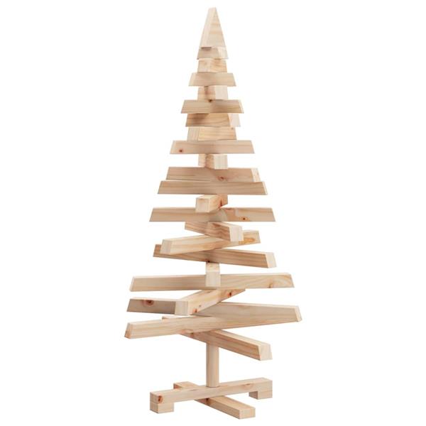 Grote foto vidaxl kerstbomen met standaard naturel 90 cm massief grenenhout diversen overige diversen