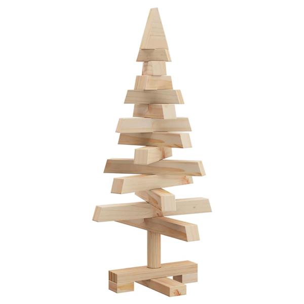 Grote foto vidaxl kerstbomen met standaard naturel 60 cm massief grenenhout diversen overige diversen