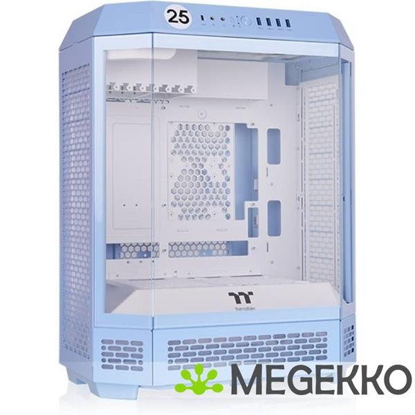 Grote foto thermaltake the tower 600 hydrangea blue midi tower computers en software behuizingen en kasten