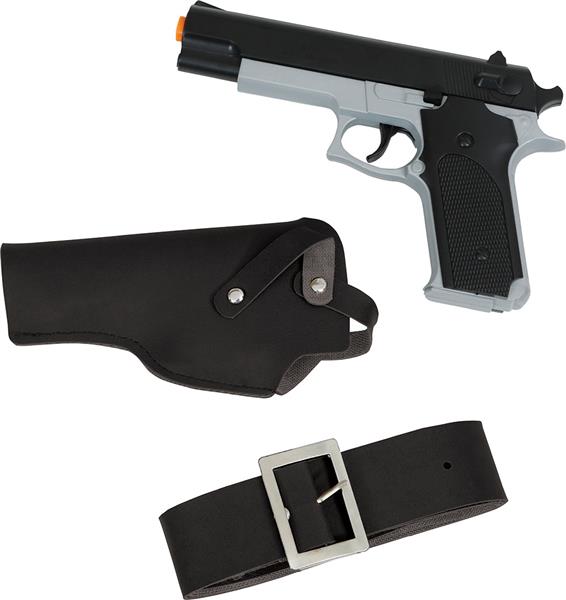 Grote foto pistool met holster 22cm verzamelen overige verzamelingen