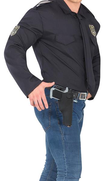 Grote foto pistool met holster 22cm verzamelen overige verzamelingen