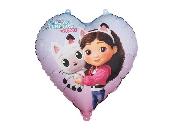 Grote foto folie ballon hart gabby dollhouse 35cm verzamelen overige verzamelingen
