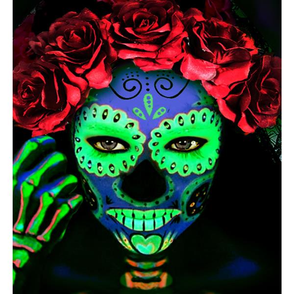 Grote foto neon groene schmink glow in the dark 30ml verzamelen overige verzamelingen