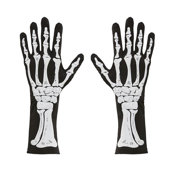 Grote foto halloween handschoenen skelet 35cm verzamelen overige verzamelingen