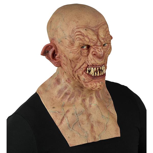Grote foto halloween masker zombie met nek en borst verzamelen overige verzamelingen