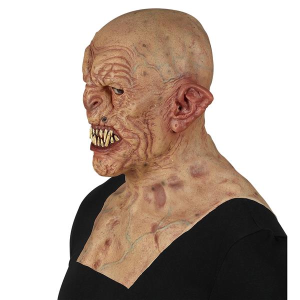 Grote foto halloween masker zombie met nek en borst verzamelen overige verzamelingen