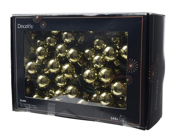 Grote foto balletjes op draad 2 cm rozemarijn glans doos 144 stuks kerstballen verzamelen overige verzamelingen