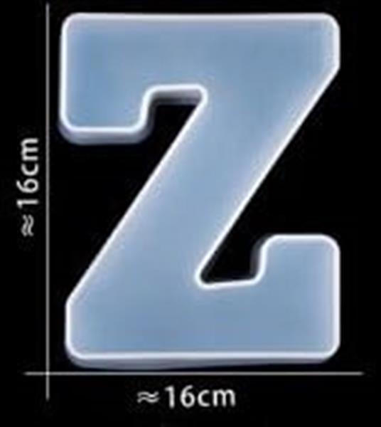 Grote foto siliconenmal letter z voor epoxy resin zeep en kaarsen 16 cm per stuk verzamelen overige verzamelingen
