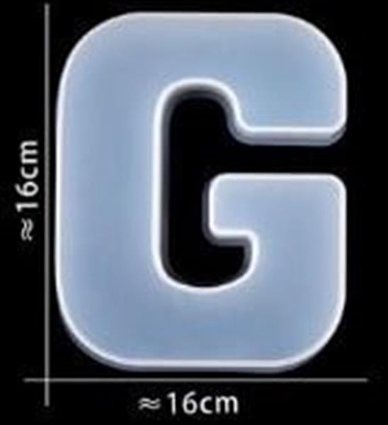 Grote foto siliconenmal letter g voor epoxy resin zeep en kaarsen 16 cm per stuk verzamelen overige verzamelingen