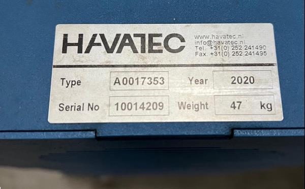 Grote foto havatec db qb 4r tulpen ontbolmachine hangende ontboller agrarisch tuinbouw