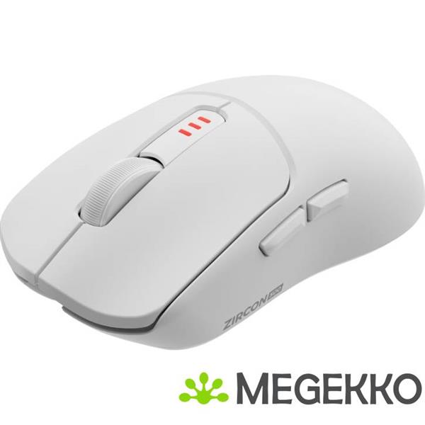 Grote foto genesis nmg 2114 zircon 500 gaming muis rechtshandig rf wireless bluetooth usb type c wit computers en software overige computers en software