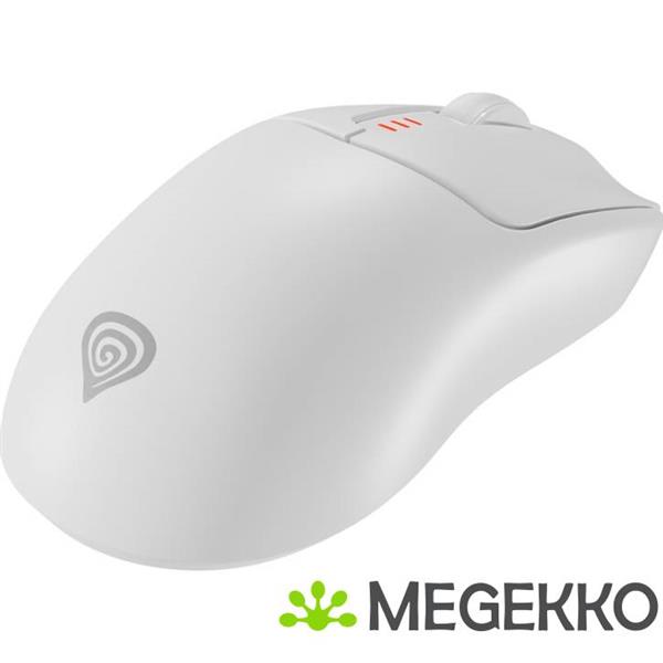 Grote foto genesis nmg 2114 zircon 500 gaming muis rechtshandig rf wireless bluetooth usb type c wit computers en software overige computers en software