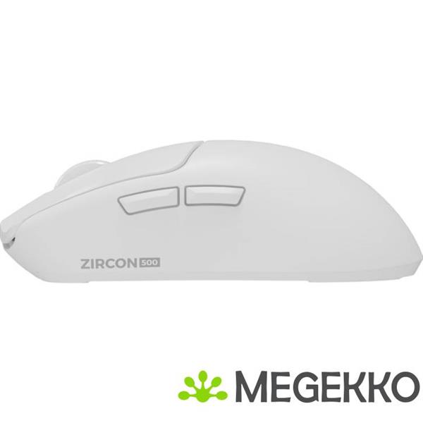 Grote foto genesis nmg 2114 zircon 500 gaming muis rechtshandig rf wireless bluetooth usb type c wit computers en software overige computers en software