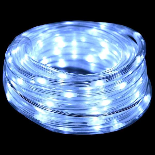 Grote foto vidaxl touwenlicht met 1200 led koud wit 50 m pvc diversen overige diversen