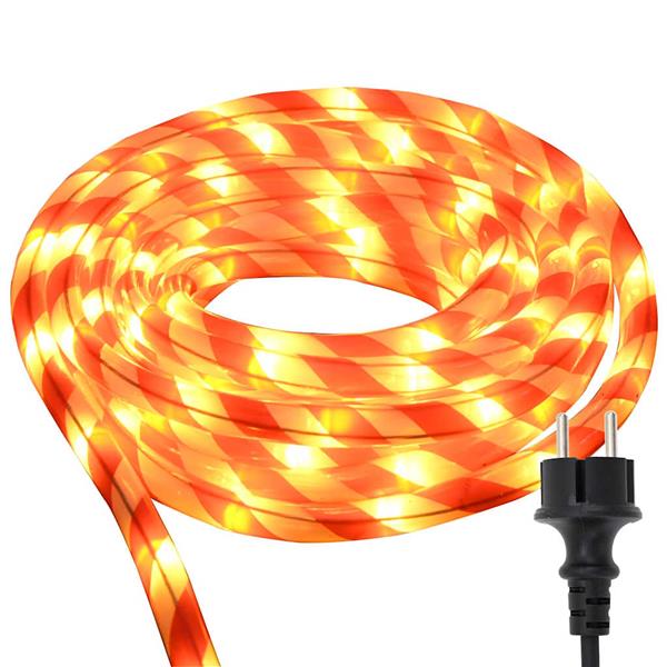 Grote foto vidaxl touwenlicht met 1200 led warmwit 50 m pvc diversen overige diversen