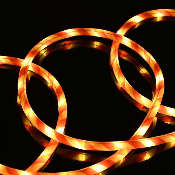 Grote foto vidaxl touwenlicht met 1200 led warmwit 50 m pvc diversen overige diversen