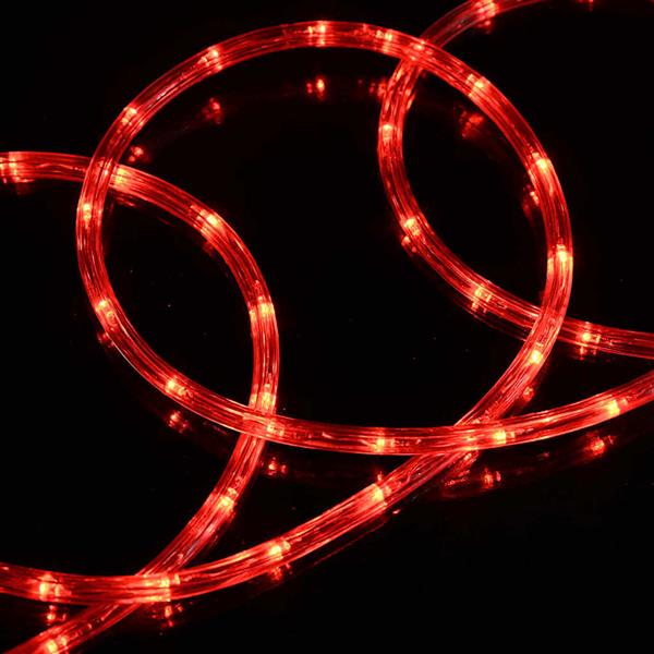Grote foto vidaxl touwenlicht met 2400 led rood 100 m pvc diversen overige diversen