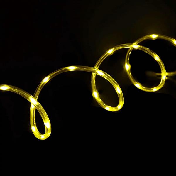 Grote foto vidaxl touwenlicht met 2400 led warmwit 100 m pvc diversen overige diversen