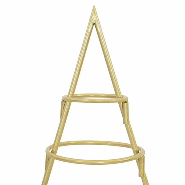 Grote foto vidaxl metalen kerstboom met standaard goud 60 cm poedergecoat staal diversen overige diversen