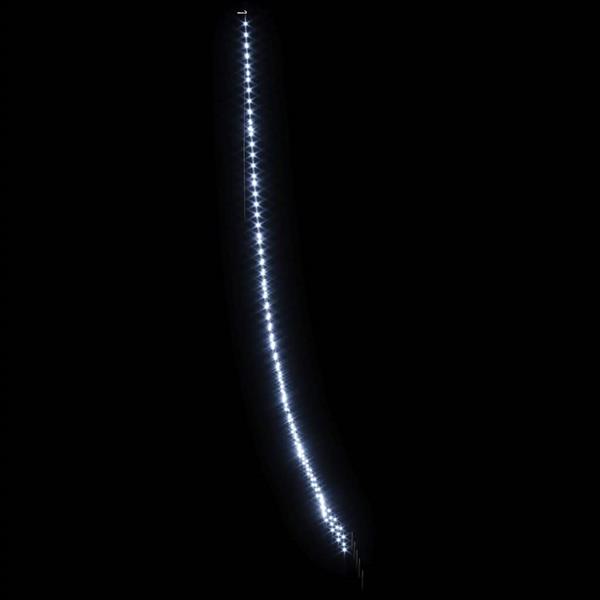 Grote foto vidaxl led kerstboom met grondspiesjes koudwit 500 cm metaal diversen overige diversen