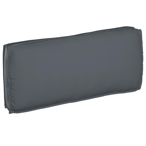 Grote foto vidaxl palletkussen voor zitting rugleuning antraciet 120 x 50 x 12 cm huis en inrichting woningdecoratie