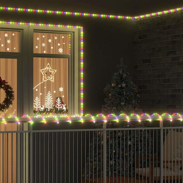 Grote foto vidaxl touwenlicht met 2400 led multikleur 100 m pvc diversen overige diversen