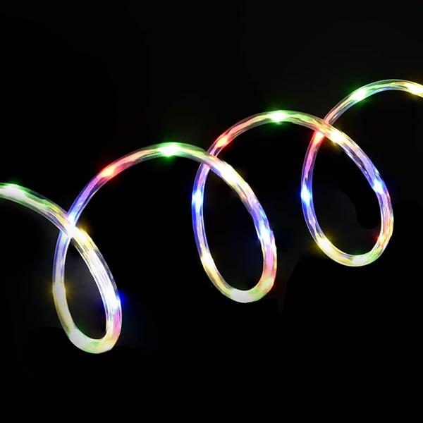 Grote foto vidaxl touwenlicht met 2400 led multikleur 100 m pvc diversen overige diversen