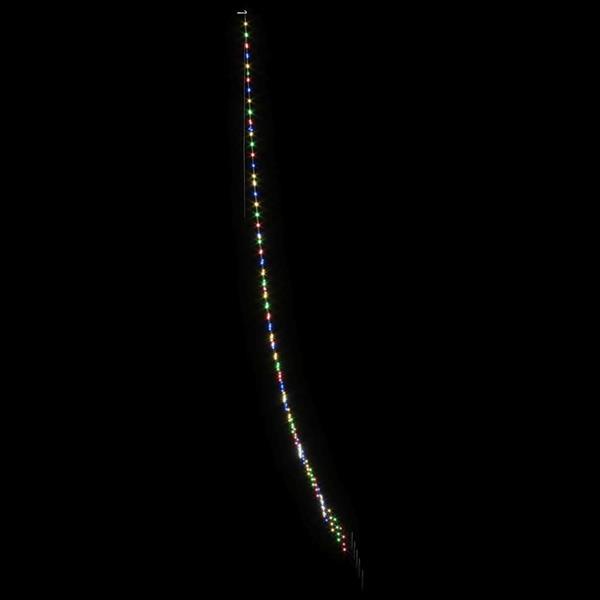 Grote foto vidaxl led kerstboom met 276 led multikleur 511 cm metaal diversen overige diversen