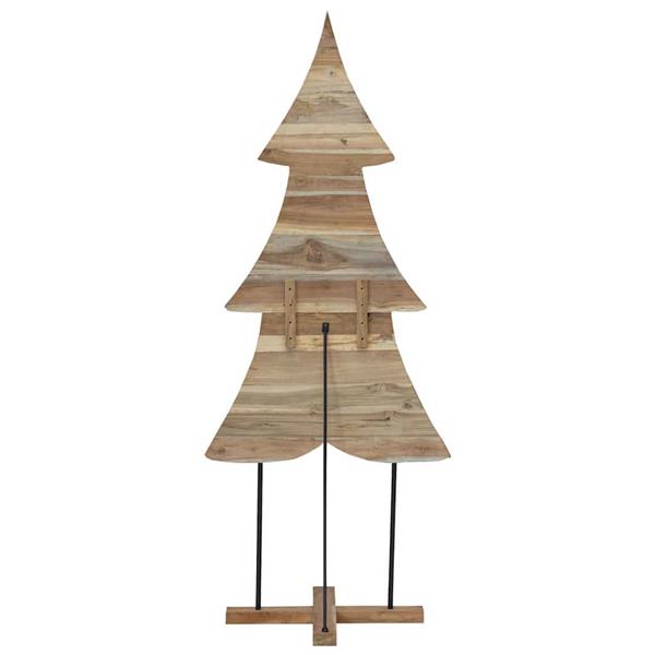 Grote foto vidaxl kerstboom met standaard bruin 180 cm massief teakhout diversen overige diversen