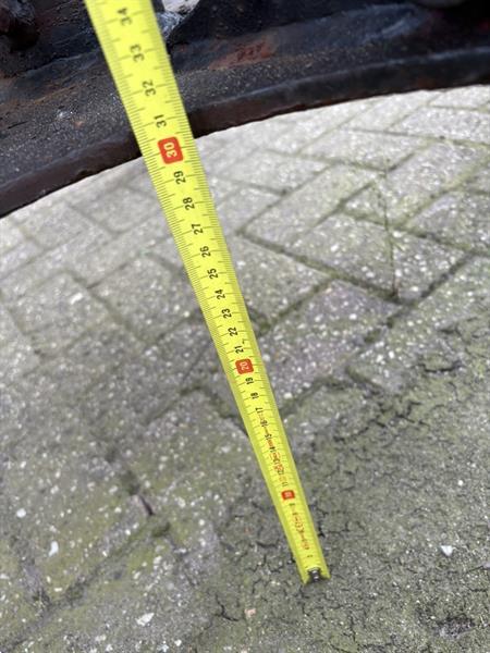 Grote foto manitou hijs jip met poliepknijper doe het zelf en verbouw kranen en graafmachines