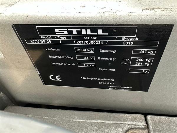 Grote foto vs 22419 elektrische palletwagen still ecu sf 20 doe het zelf en verbouw hefwerktuigen