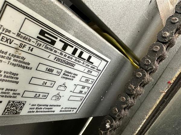 Grote foto vs 22420 elektrische triplex stapelaar still exvsf14 4716mm doe het zelf en verbouw hefwerktuigen