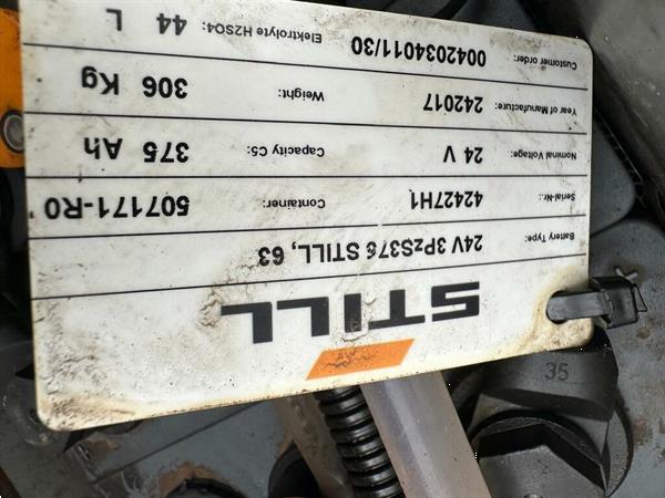 Grote foto vs 22421 elektrische triplex stapelaar still exvsf14 5016mm doe het zelf en verbouw hefwerktuigen