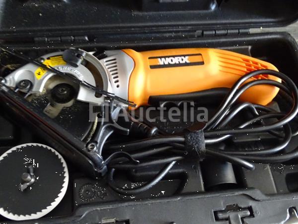 Grote foto worx handycut wx424 cirkelzaag in zijn koffer doe het zelf en verbouw ijzerwaren en bevestigingsmiddelen