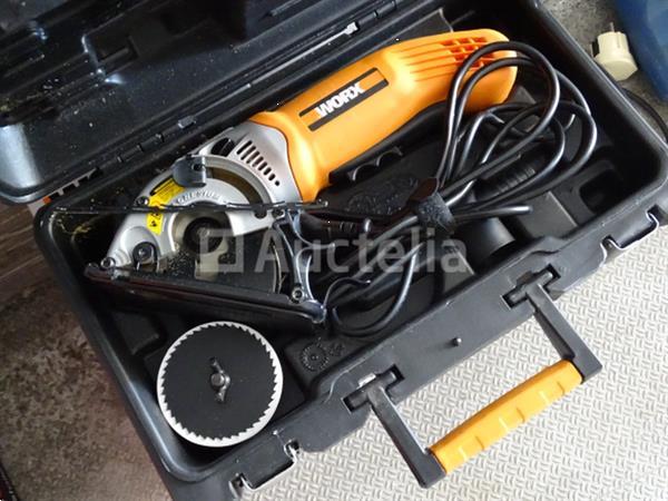 Grote foto worx handycut wx424 cirkelzaag in zijn koffer doe het zelf en verbouw ijzerwaren en bevestigingsmiddelen