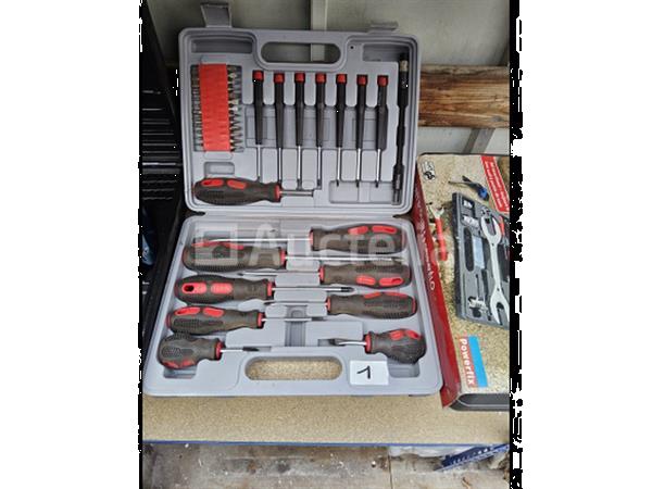 Grote foto nieuwe set van 35 gereedschappen doe het zelf en verbouw onderdelen en accessoires