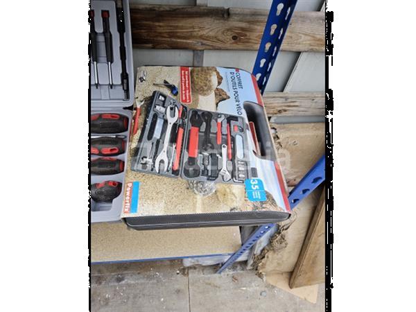 Grote foto nieuwe set van 35 gereedschappen doe het zelf en verbouw onderdelen en accessoires