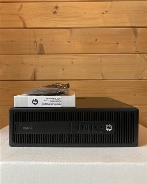 Grote foto windows 7 pro 32 bit computer hp prodesk 705g3 sff 8gb 512gb ssd garantie computers en software overige computers en software